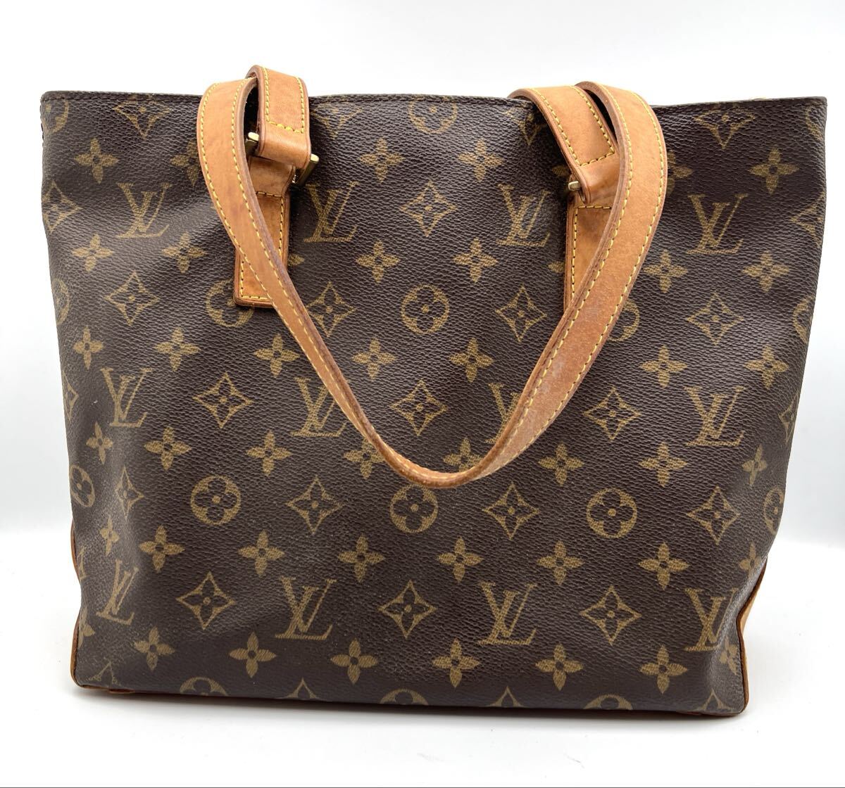 LOUIS VUITTON モノグラム ルイヴィトン トートバッグ カバピアノ M51148 ブラウン