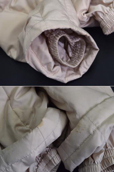 1420-25R0217★三陽商会 SANYO COAT★軽量 ダウンコート ベージュ M 腰下までぽかぽか温か着丈_画像8