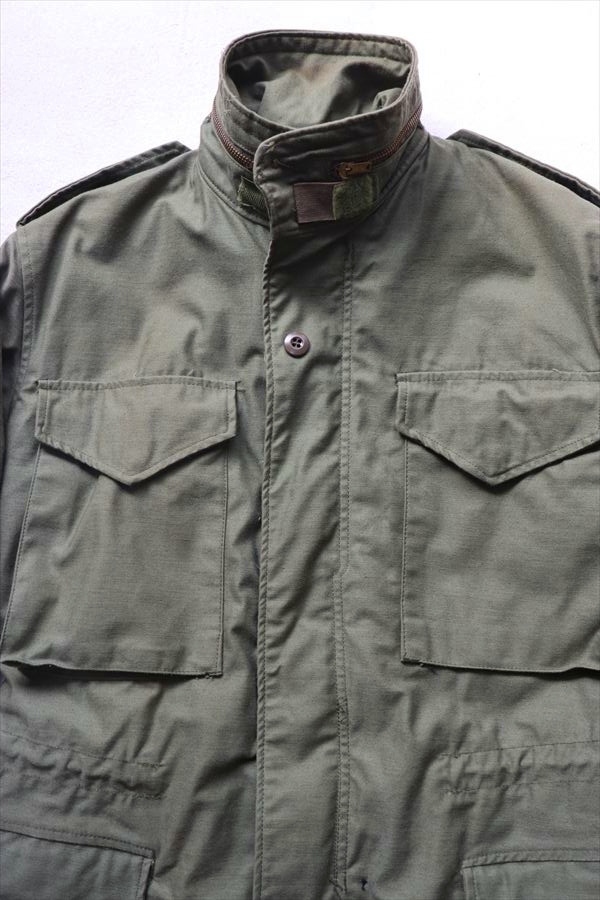 ALPHA INDUSTRIES アルファ USA製 メンズ M-65 フィールドジャケット XS-R カーキ_画像2