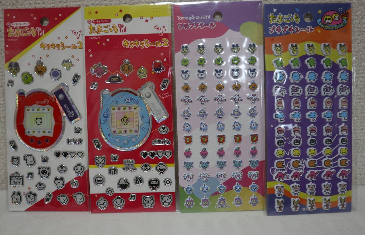 新品☆たまごっち プチプチシール キラキラシール☆４枚セット_画像7