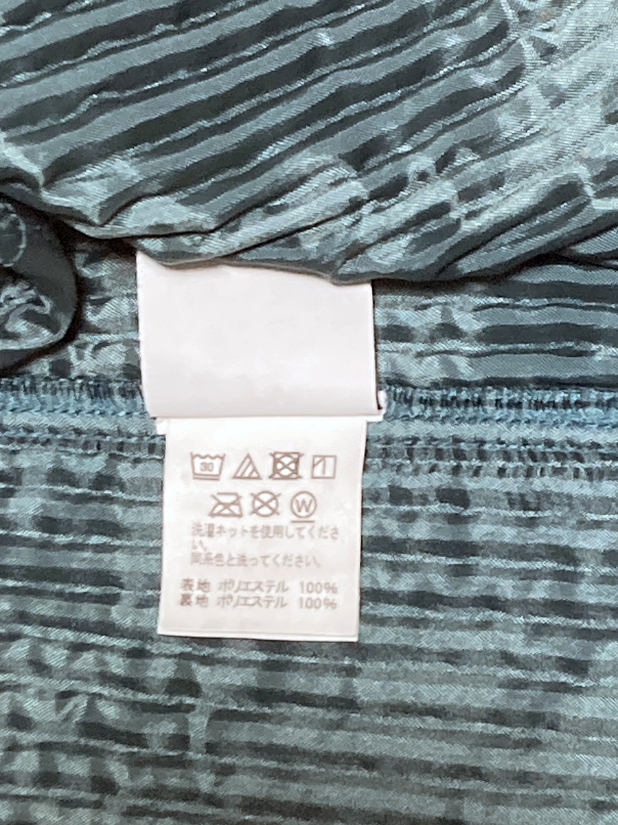 HOMME PLISSE ISSEY MIYAKEオムプリッセイッセイミヤケ★サックスブルーのプリーツジャケット★サイズ3_画像6