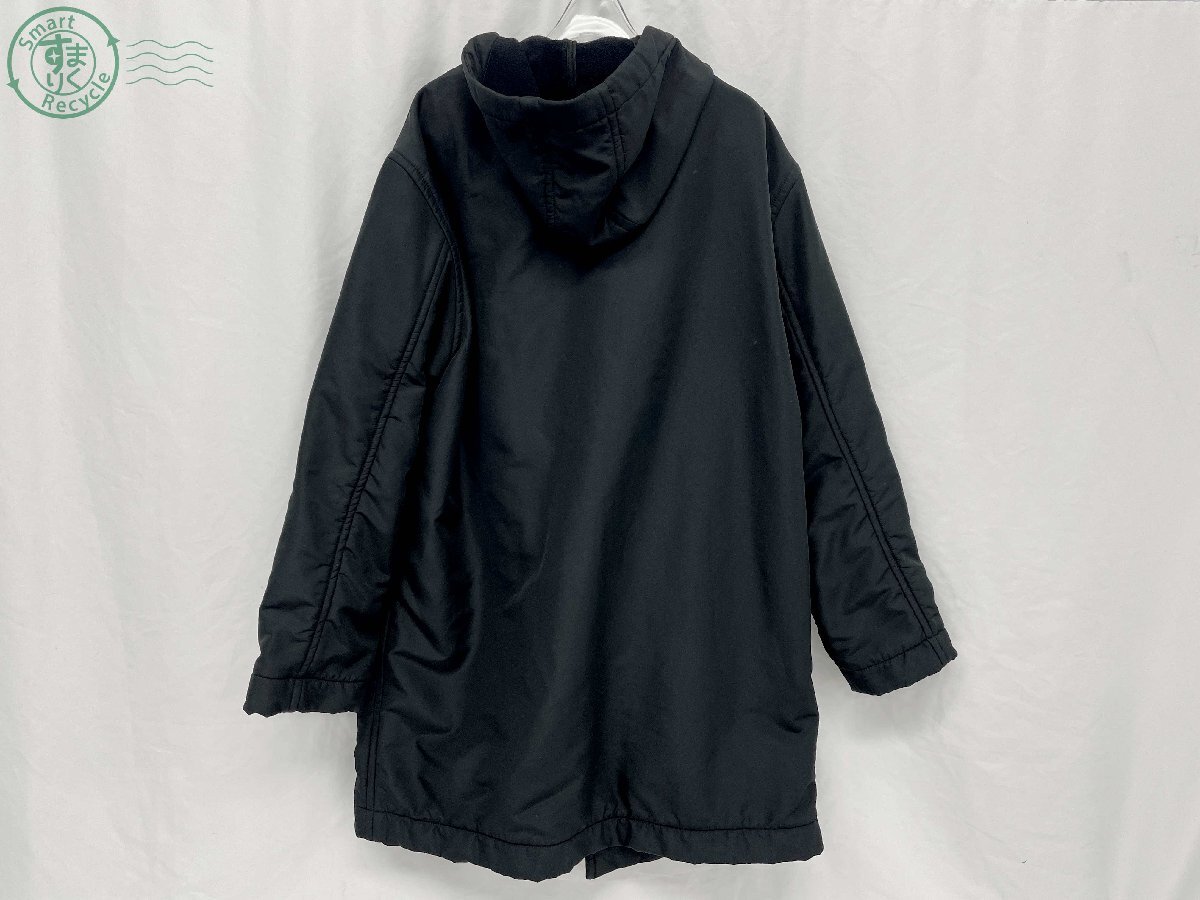 BJ0607402　◇ BURBERRY バーバリー コート ブラック系 黒系 表記サイズM フード付き 服 ファッション 現状品 中古品 used品_画像2