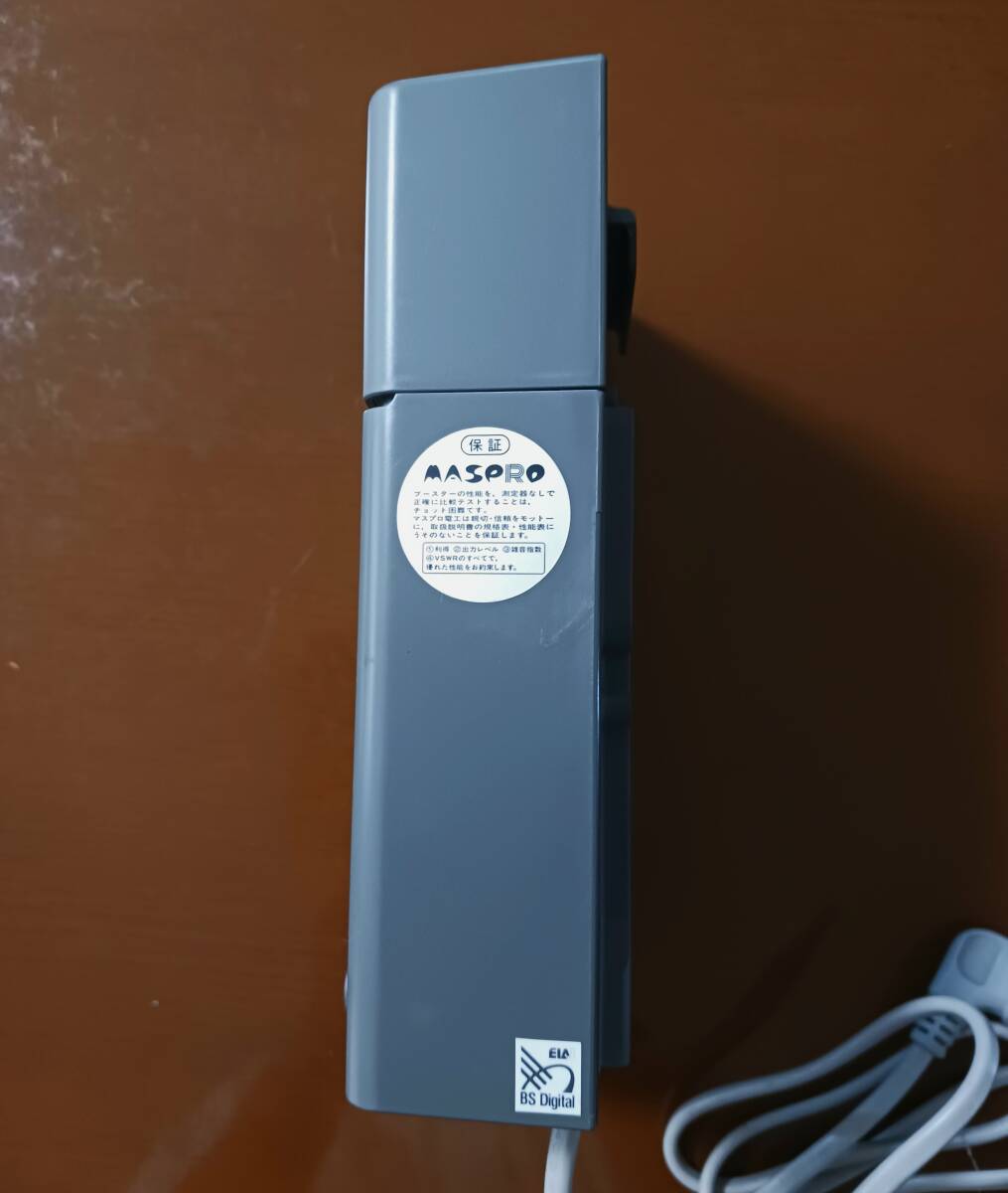 中古現状品 ジャンク ブースター マスプロ MASPRO VU・BS BOOSTER VUBA32 通電のみ確認_画像6