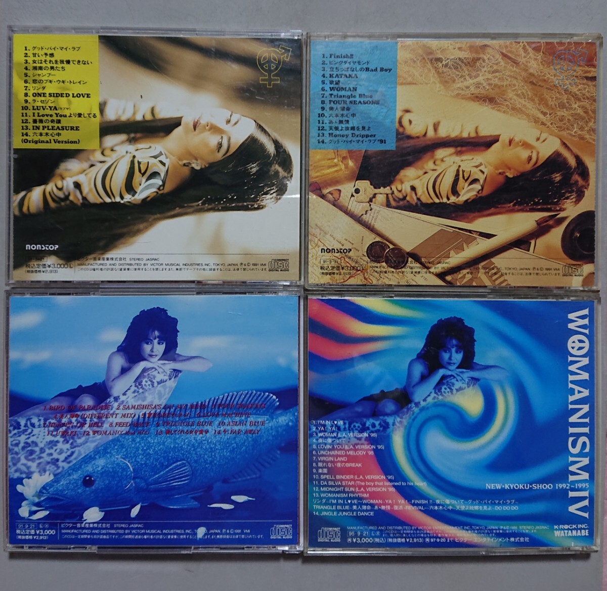 【CD】アン・ルイス / Womanism Ⅰ, Ⅱ, Ⅲ, Ⅳ 4枚セット _画像2