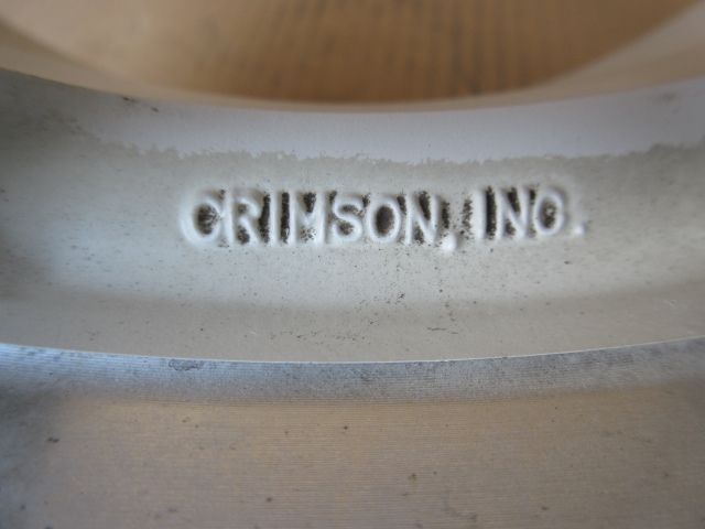 ★軽量！CRIMSON RACING SPARCO　15インチ　6.5J　OFF：+45　PCD100/114.3マルチ-4H　ハブ径約73ミリ　レーシングスパルコ　4本セット_画像7