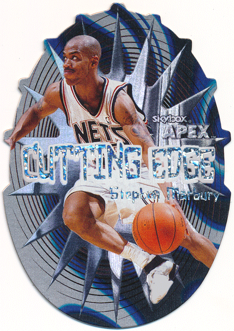 Stephon Marbury NBA 1999-00 Skybox Apex Cutting Edge Plus Parallel パラレルカード ステフォン・マーブリー_画像1