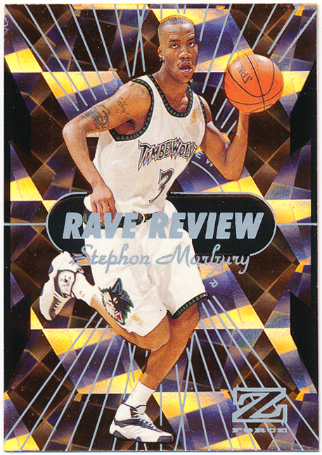 Stephon Marbury NBA 1997-98 Skybox Z-Force Rave Review ステフォン・マーブリー_画像1