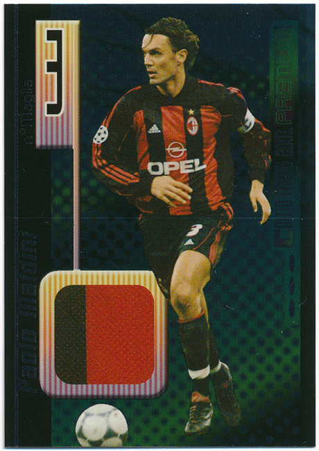 Paolo Maldini 2001 Panini Calcio Cards Promotion Non-Jersey プロモーションカード パオロ?マルディーニ