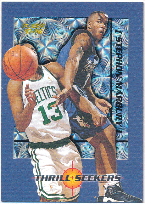 Stephon Marbury NBA 1997-98 Fleer Thrill Seekers ステフォン・マーブリー_画像1
