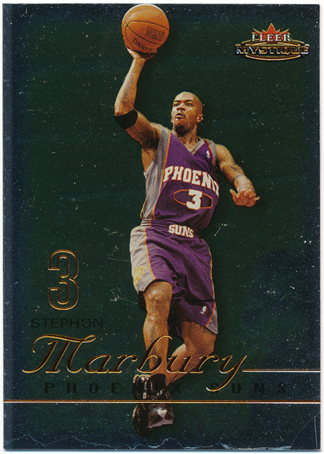 Stephon Marbury NBA 2003-04 Fleer Mystique Gold Parallel 150 листов ограничение Gold parallel карта стерео phone *ma-b Lee 