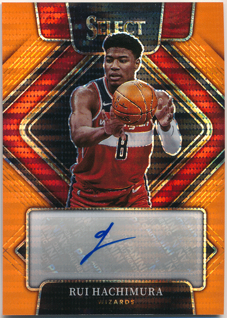 ☆ 八村塁 NBA 2021-22 Panini Select Neon Orange Pulsar Prizm FOTL Signature Auto 30枚限定 直筆サイン プリズムオート Rui Hachimura
