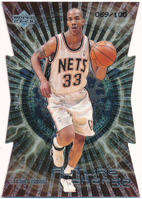 Stephon Marbury NBA 1999-00 Upper Deck Future Charge Quantum Die Cut Parallel 100枚限定 パラレル ステフォン・マーブリー_画像1