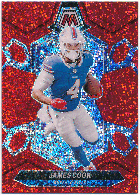 James Cook NFL 2024 Panini Mosaic Sparkle Prizm スパークルプリズム ジェームズ・クック_画像1