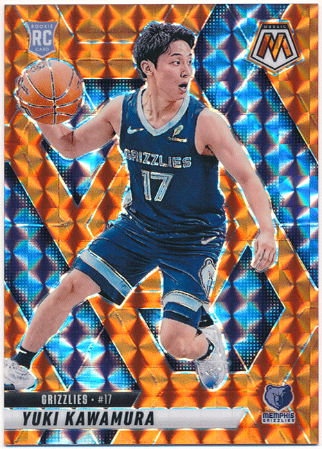 * река .. блестящий NBA 2024-25 Panini Mosaic RC Rookie Orange Mosaic Prizm 249 листов ограничение rookie orange p ритм карта Yuki Kawamura