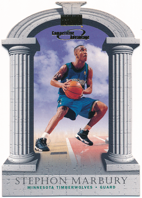 Stephon Marbury NBA 1997-98 Skybox Premium Competitive Advantage ステフォン・マーブリー_画像1