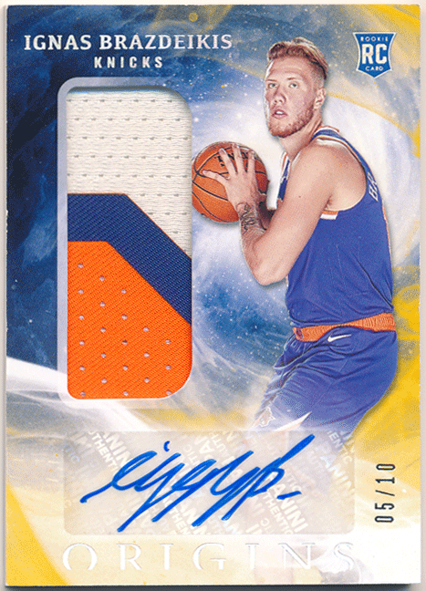 * Ignas Brazdeikis 2019-20 Panini Origins RC Rookie Patch Auto 10 листов ограничение автограф автограф rookie patch авто ignas*blaztei Kiss  * Ignas Brazdeikis 2019-20 Panini Origins RC Rookie Patch Auto 10 листов ограничение автограф автограф rookie patch авто ignas*blaztei Kiss