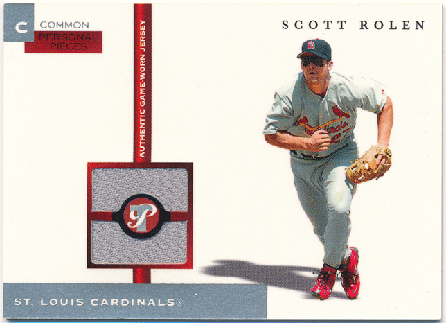 Scott Rolen MLB 2005 Topps Pristine Authentic Game-Worn Jersey 425枚限定 ジャージカード スコット・ローレン_画像1