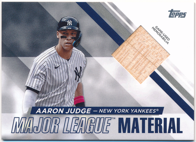 Aaron Judge MLB 2024 Topps Series 1 Major League Material Bat bat карта Aaron *jaji Aaron Judge MLB 2024 Topps Series 1 Major League Material Bat bat карта Aaron *jaji