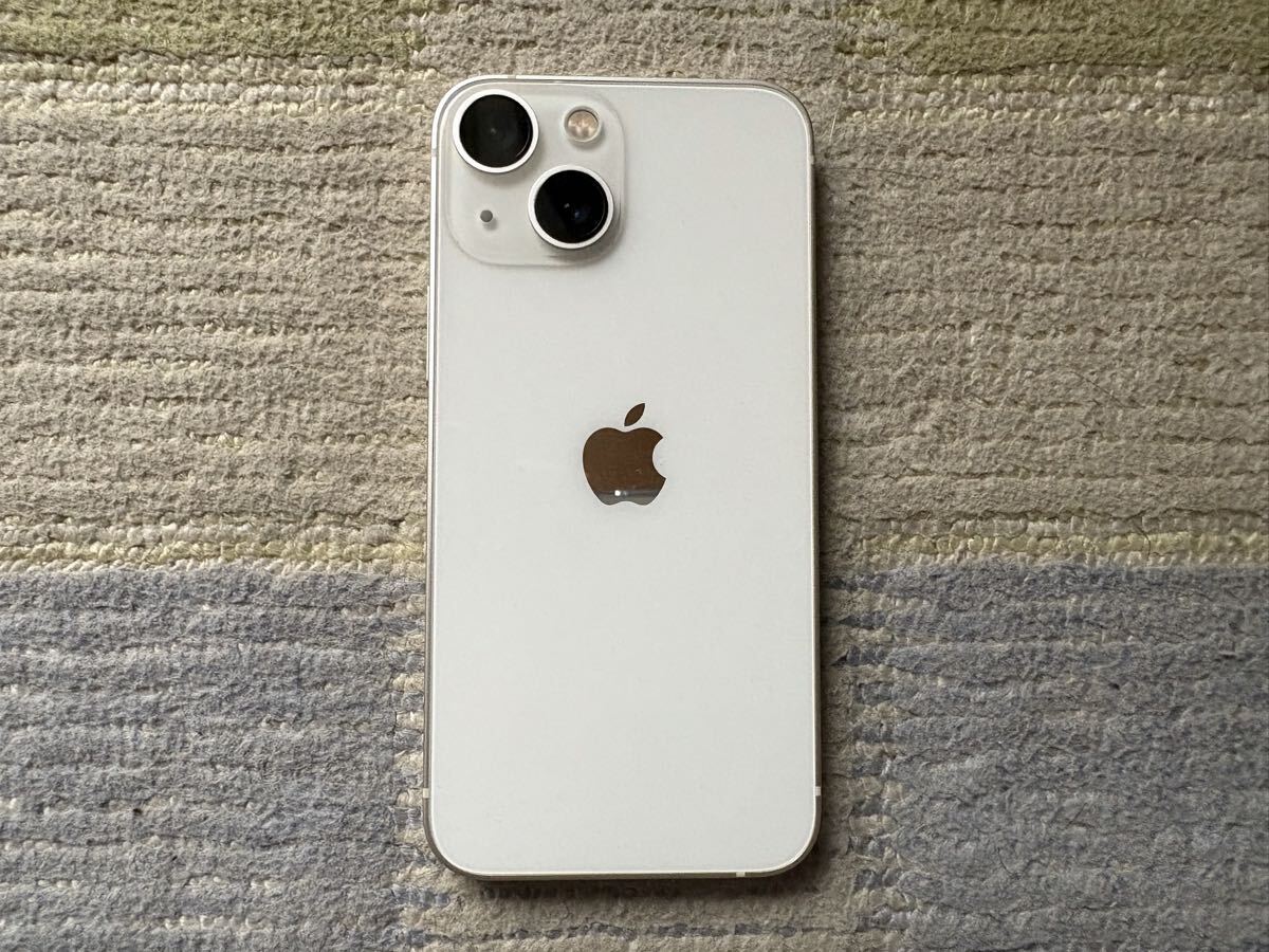 iPhone13 mini スターライト SIMフリー 128G バッテリー98% 中古品_画像2
