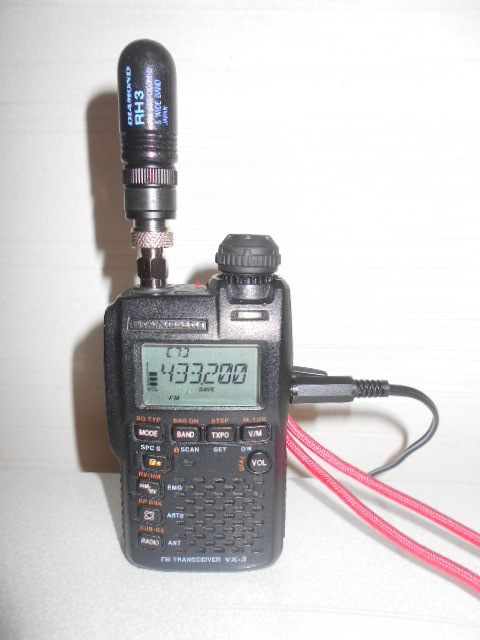 VXー3、144/430MHz帯/広帯域受信、0.5~998.99MHz!ANT/3本、取説付!新スプリアス_画像1