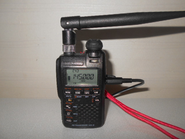 VXー3、144/430MHz帯/広帯域受信、0.5~998.99MHz!ANT/3本、取説付!新スプリアス_画像4