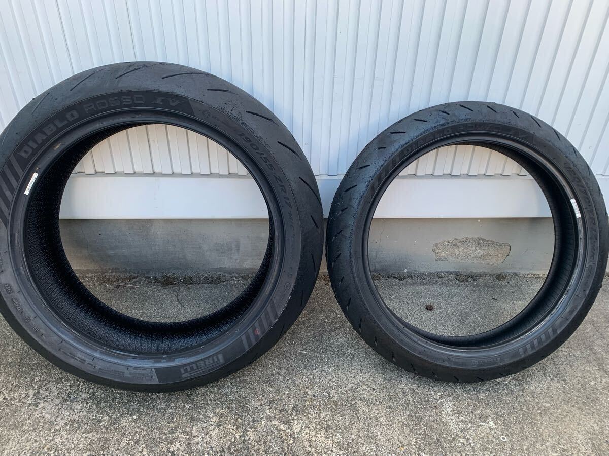 ピレリ　ディアブロ　ロッソ4 120/70/17 190/55/17_画像1