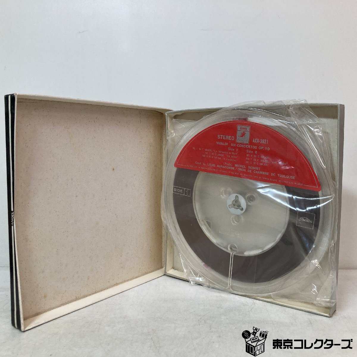 7号オープンリール ヴィヴァルディ 海の嵐(フルート協奏曲集全6曲作品10)ルイ・オーリアコンブ Vivaldi AXA-3021 ANGEL ●_画像5