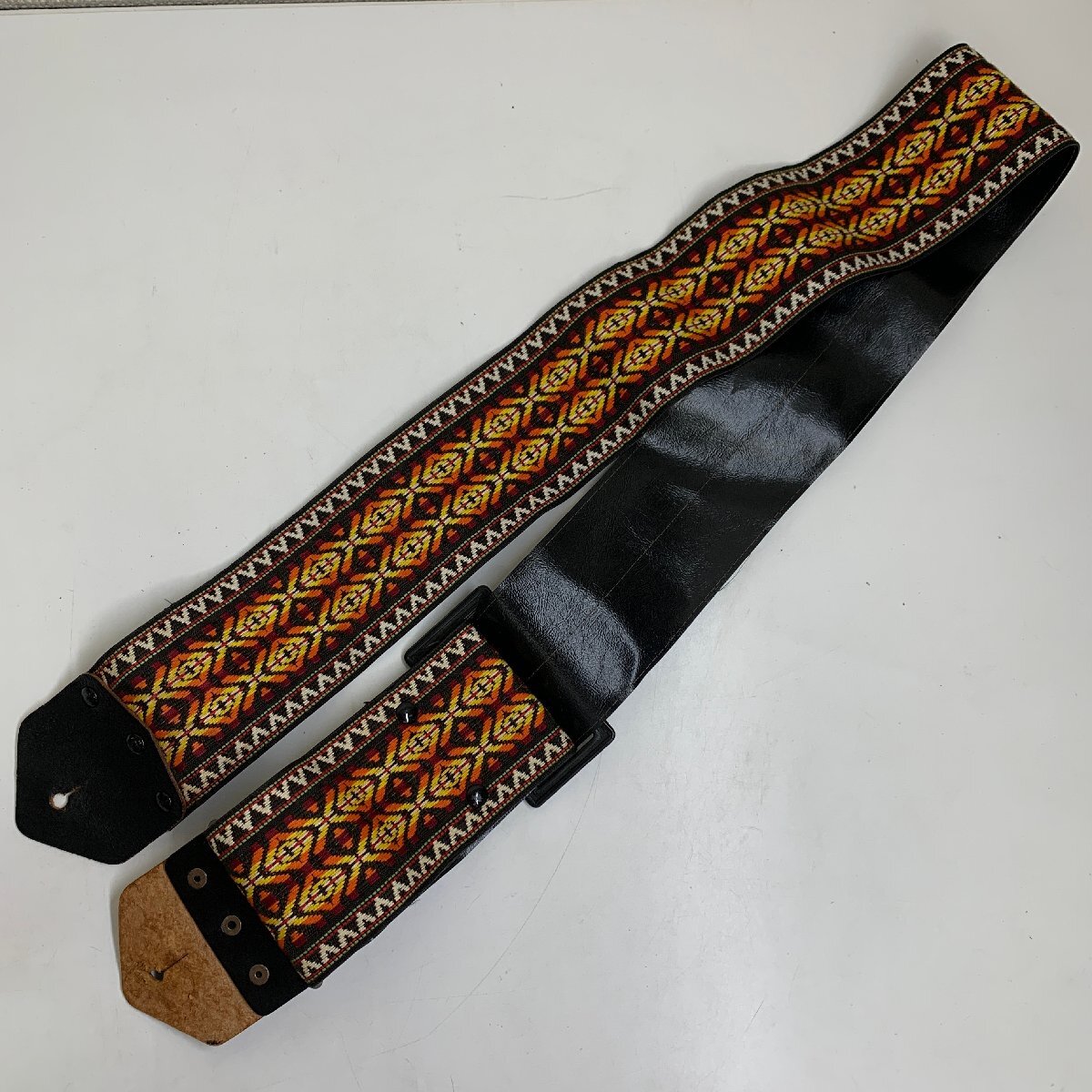 【ギターストラップ】GUITAR STRAP 刺繍 ① 〇_画像2