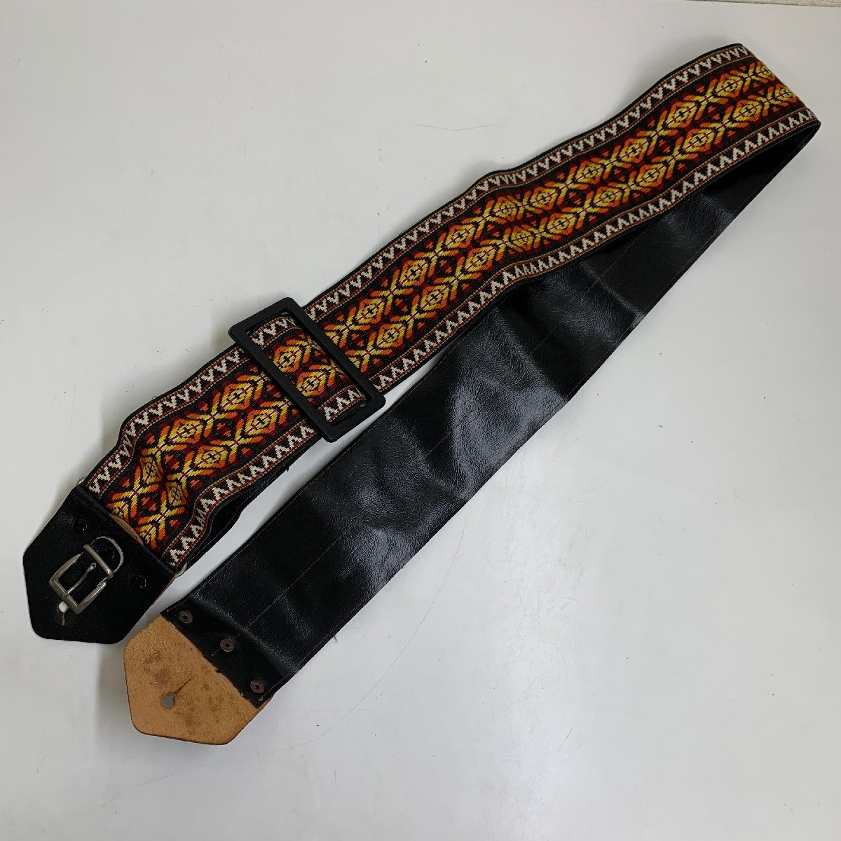 【ギターストラップ】GUITAR STRAP 刺繍 ① 〇_画像1