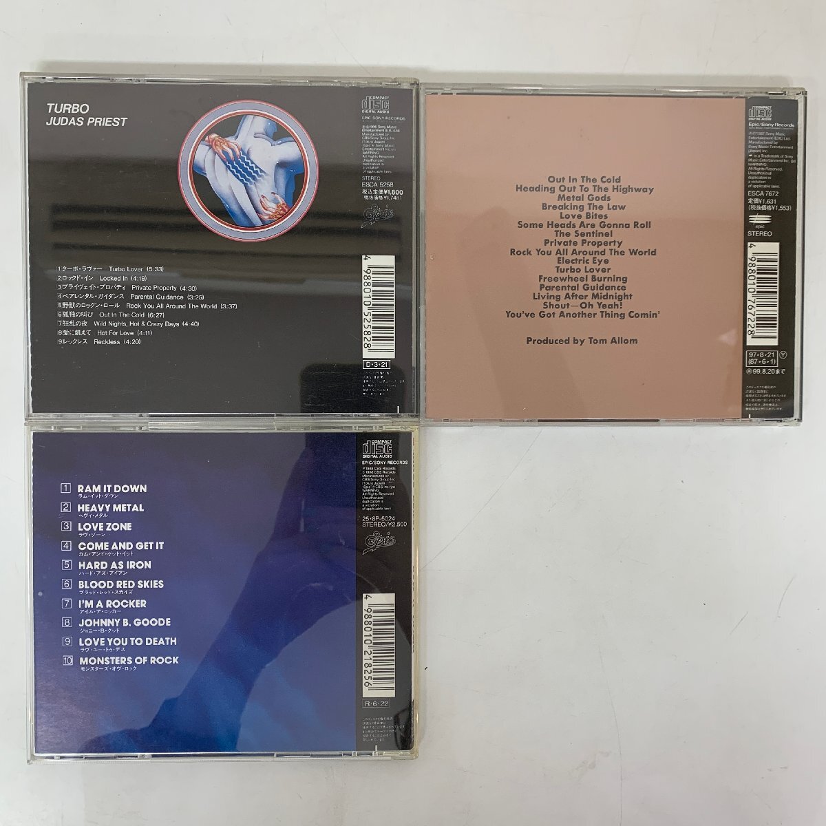 【CD】JUDAS PRIEST ジューダス・プリースト まとめて9点 PAIN KILLER / TURBO / PRIEST…LIVE! / PAM IT DOWN / JUGULATOR など ★_画像3