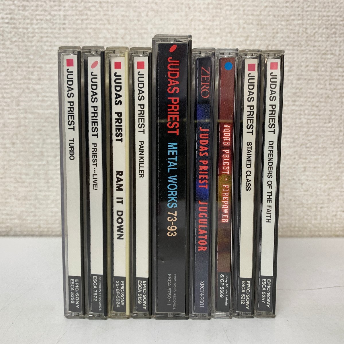 【CD】JUDAS PRIEST ジューダス・プリースト まとめて9点 PAIN KILLER / TURBO / PRIEST…LIVE! / PAM IT DOWN / JUGULATOR など ★_画像1