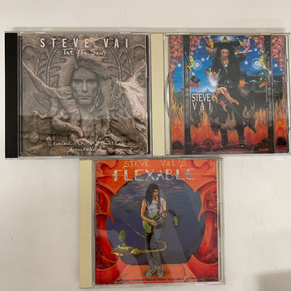 【CD】STEVE VAI スティーブヴァイ まとめて7枚 THE ULTRA ZONE / FIRE GARDEN ファイヤーガーデン / PASSION AND WARFARE など 〇_画像4