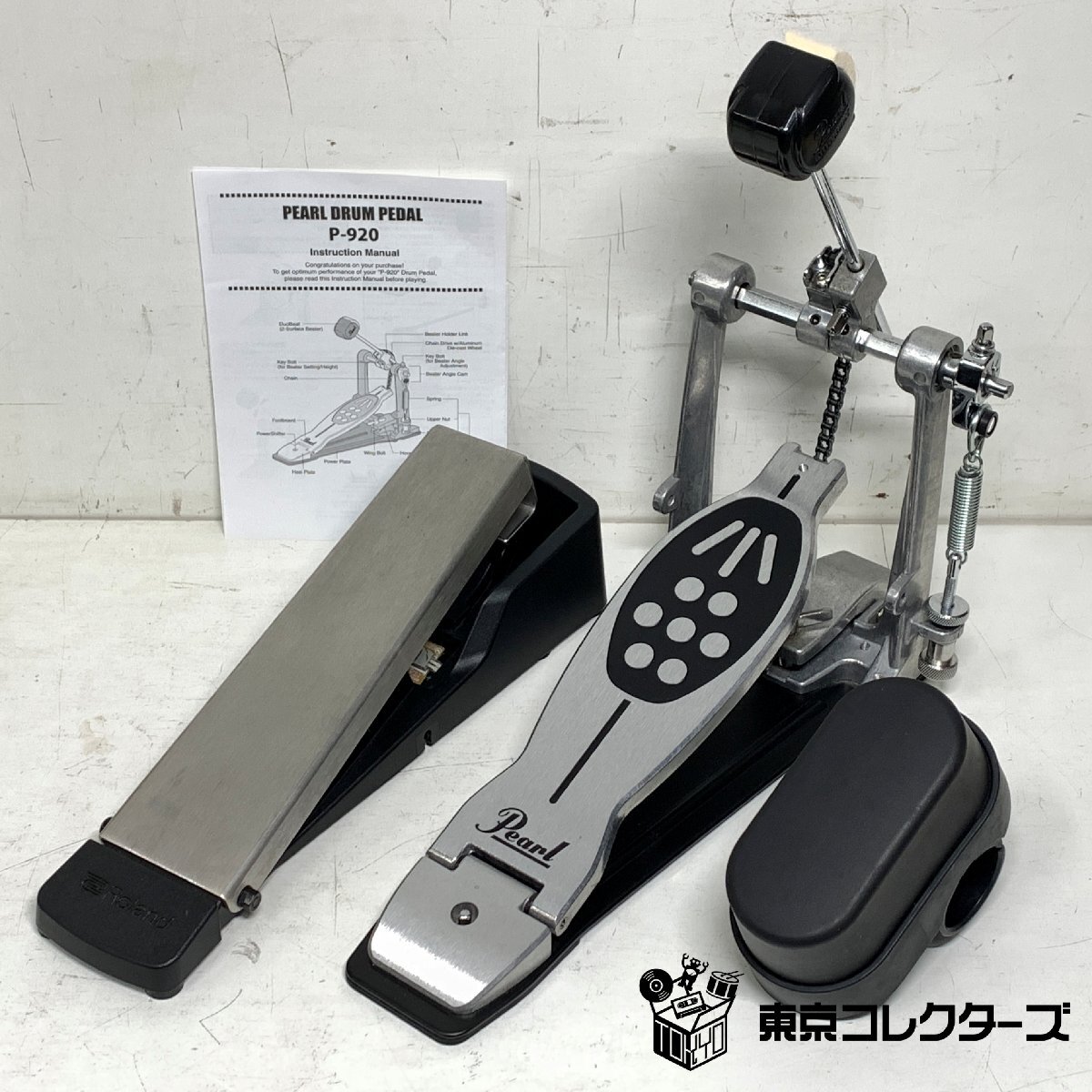 Roland V-Drums④ FD-1CM ハイハットコントロールペダル キックパッド Pearl P-920<動作確認済み>電子ドラム TD-1DMK ※引取り可 □_画像1