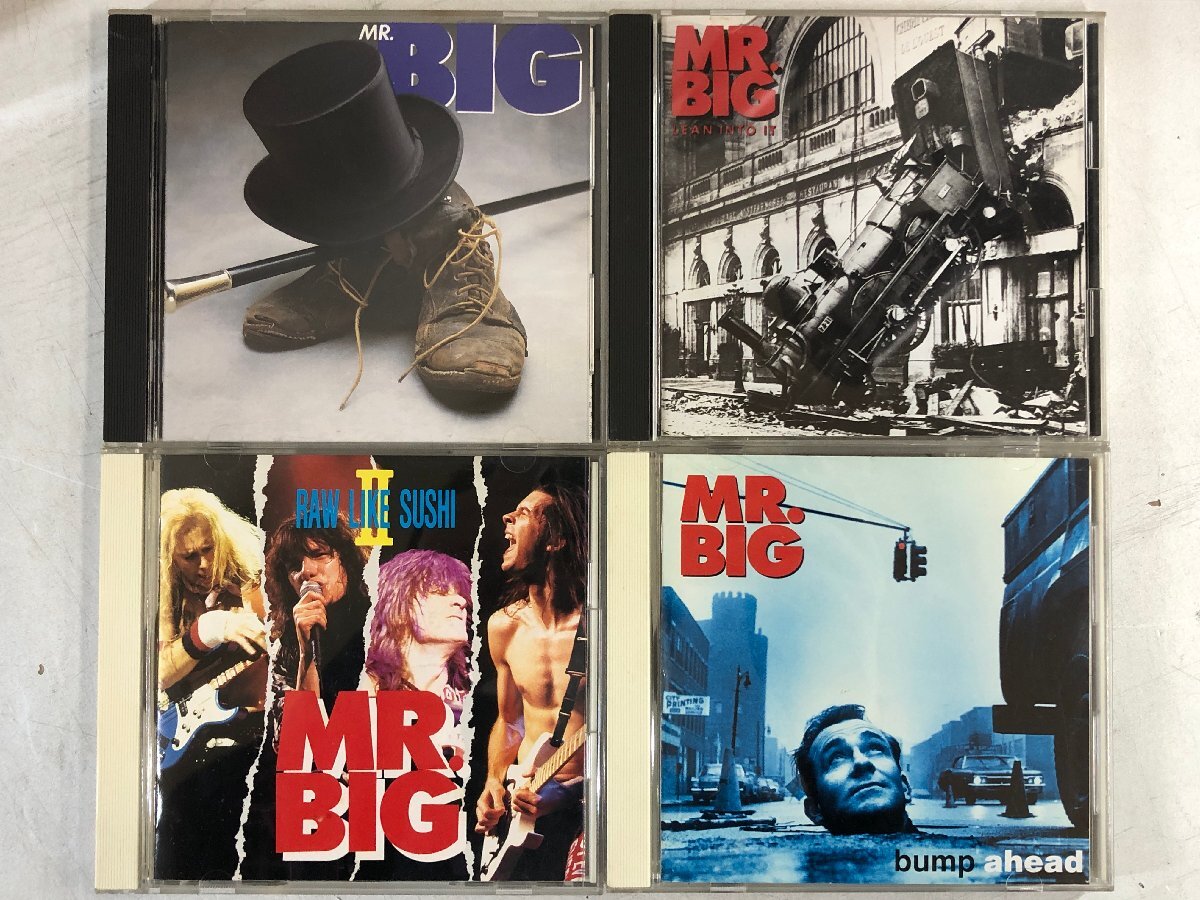 【CDまとめて4枚】MR.BIG /「MR.BIG」「リーン・イントゥ・イット」「ロウ・ライク・スシⅡ」「バンプ・アヘッド」ポール・ギルバート ▲_画像1