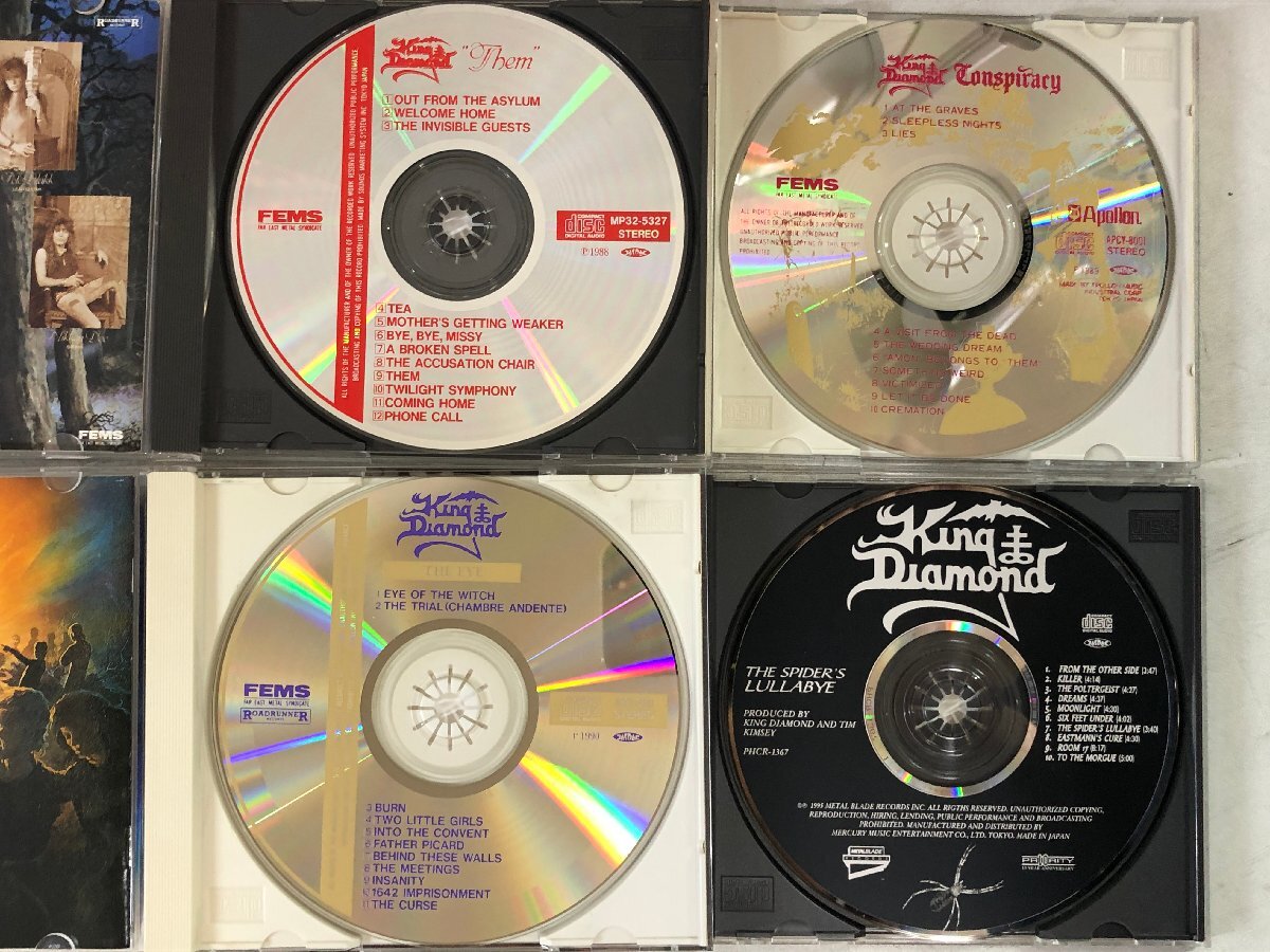 【CDまとめて4枚】キング・ダイアモンド KING DIAMOND /「ゼム」「コンスピラシー」「ジ・アイ」「スパイダーズ・ララバイ」 ▲_画像2