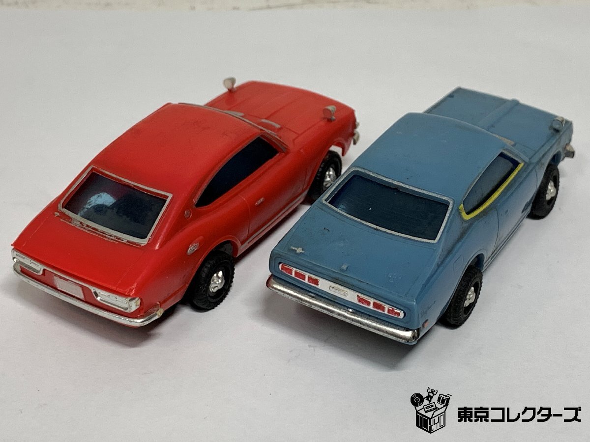 【ジャンク】バンダイ ミニミニカー カローラクーペ/ブルーバードU<2台まとめて>BANDAI 当時物 MADE IN JAPAN □_画像2