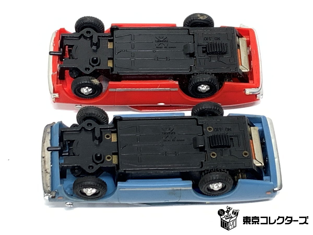 【ジャンク】バンダイ ミニミニカー カローラクーペ/ブルーバードU<2台まとめて>BANDAI 当時物 MADE IN JAPAN □_画像6