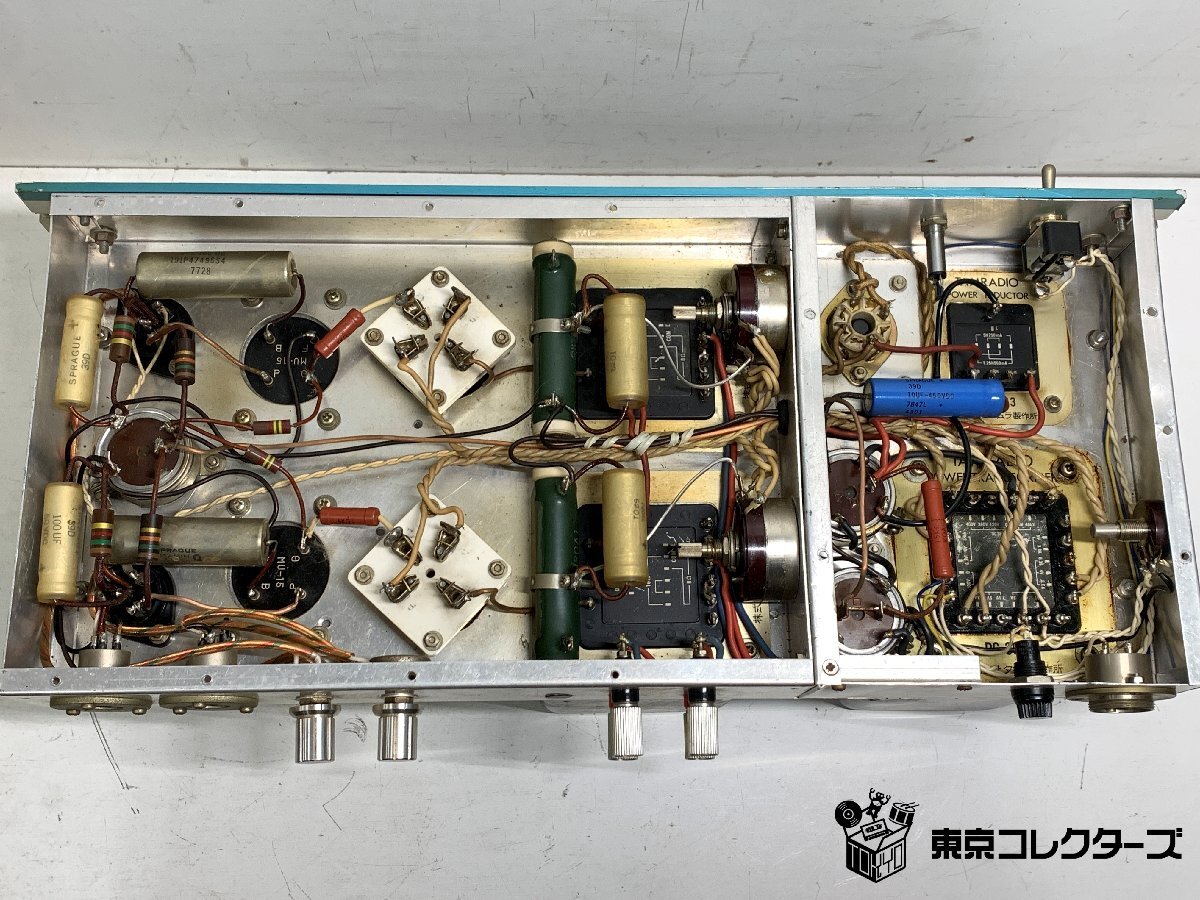 【ジャンク】自作真空管アンプ 詳細不明 部品取り用 TAMURA トランス A-4003 PC-3004 タムラ ※引取り可 □_画像5