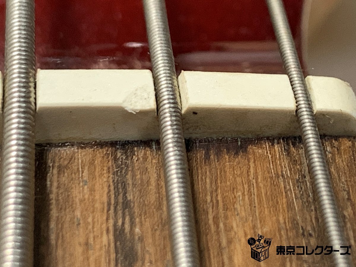 GrassRoots G-JB-55R グラスルーツ エレキベース 赤 レッド系 マッチングヘッド ※引取り可 □_画像7