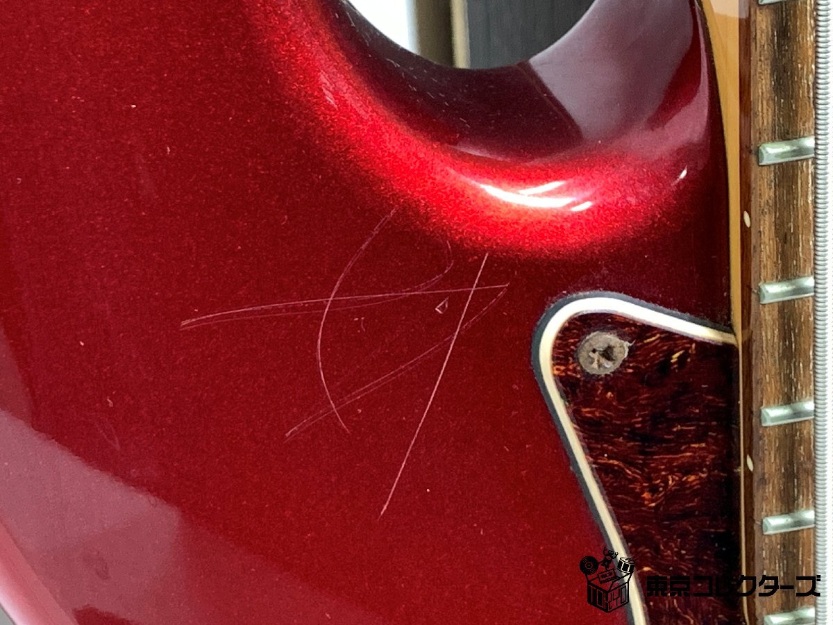 GrassRoots G-JB-55R グラスルーツ エレキベース 赤 レッド系 マッチングヘッド ※引取り可 □_画像4