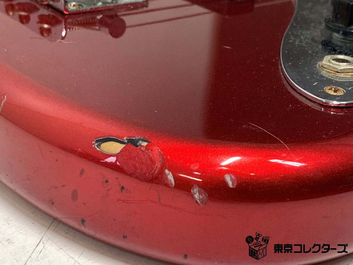 GrassRoots G-JB-55R グラスルーツ エレキベース 赤 レッド系 マッチングヘッド ※引取り可 □_画像5