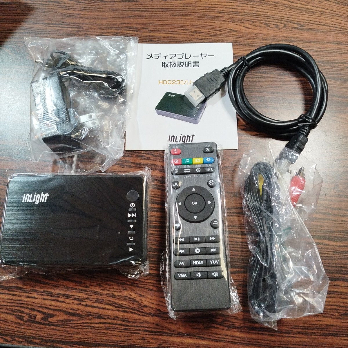 InLightメディアプレーヤー 最大解像度 3840*2160p 30fps SDカード・USBメモリ対応 動画・音楽・写真再生 HDMI・VGA No.3500の画像9