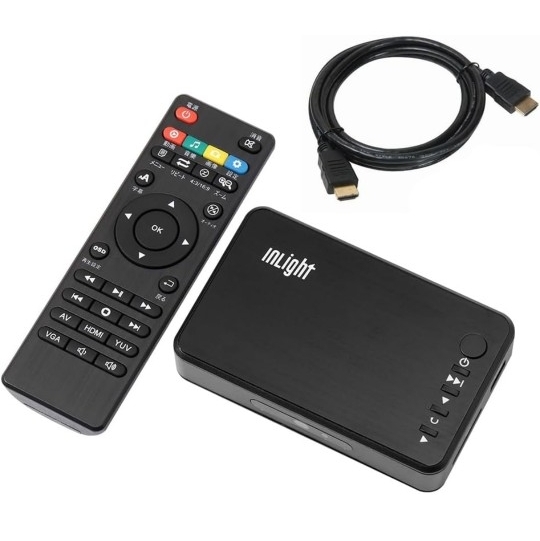 InLightメディアプレーヤー 最大解像度 3840*2160p 30fps SDカード・USBメモリ対応 動画・音楽・写真再生 HDMI・VGA No.3500の画像1