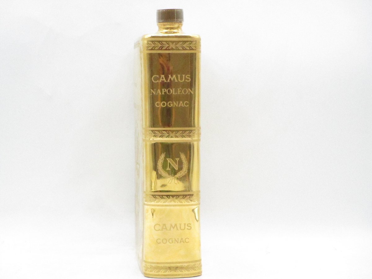 同梱不可 1円~CAMUS NAPOLEON カミュ ナポレオン ブック型 ゴールド コニャックブランデー R011419_画像5