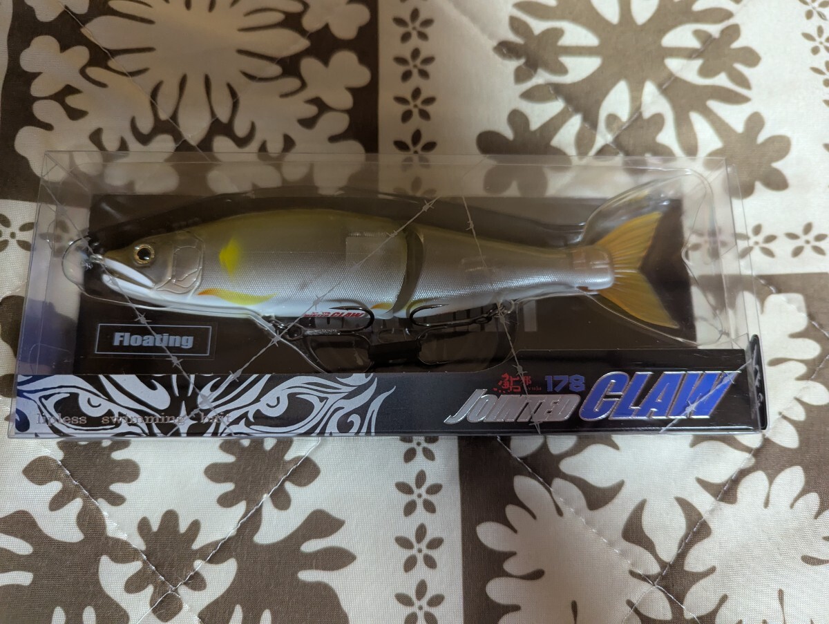 未開封未使用 GANCRAFT JOINTED CLAW 鮎邪178 type-F ガンクラフト ジョインテッドクロー♯08 S-20シースルー紀の国鮎_画像1
