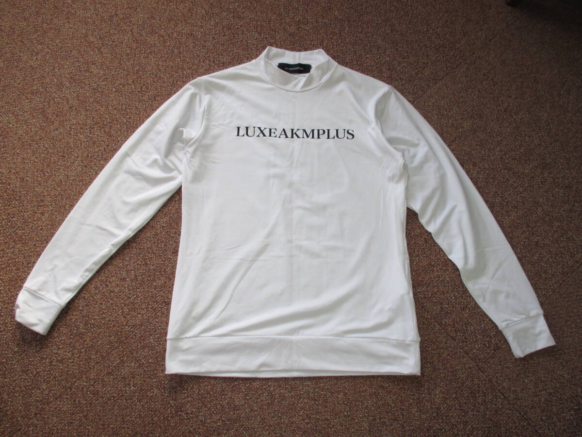 【美品】LUXEAKMPLUS/長袖モックネック/L_画像1