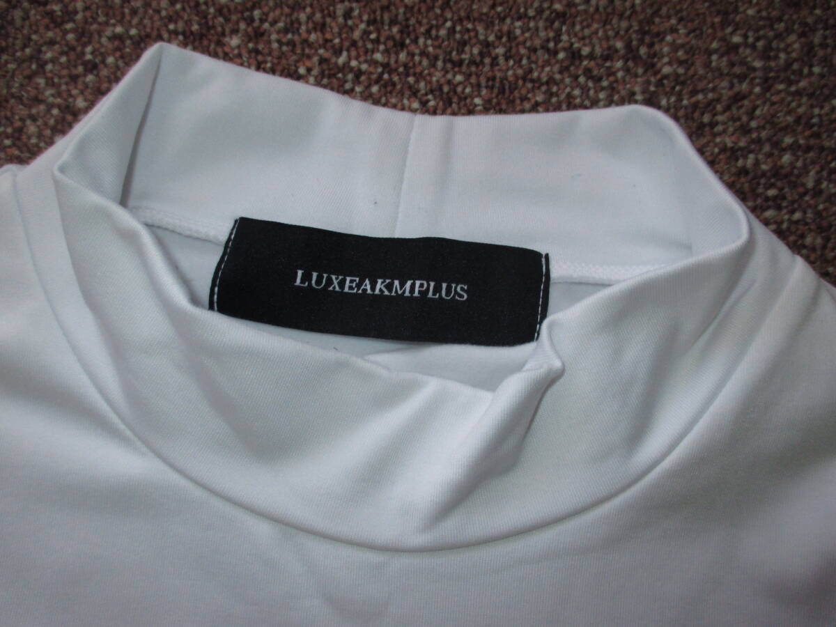 【美品】LUXEAKMPLUS/長袖モックネック/L_画像2