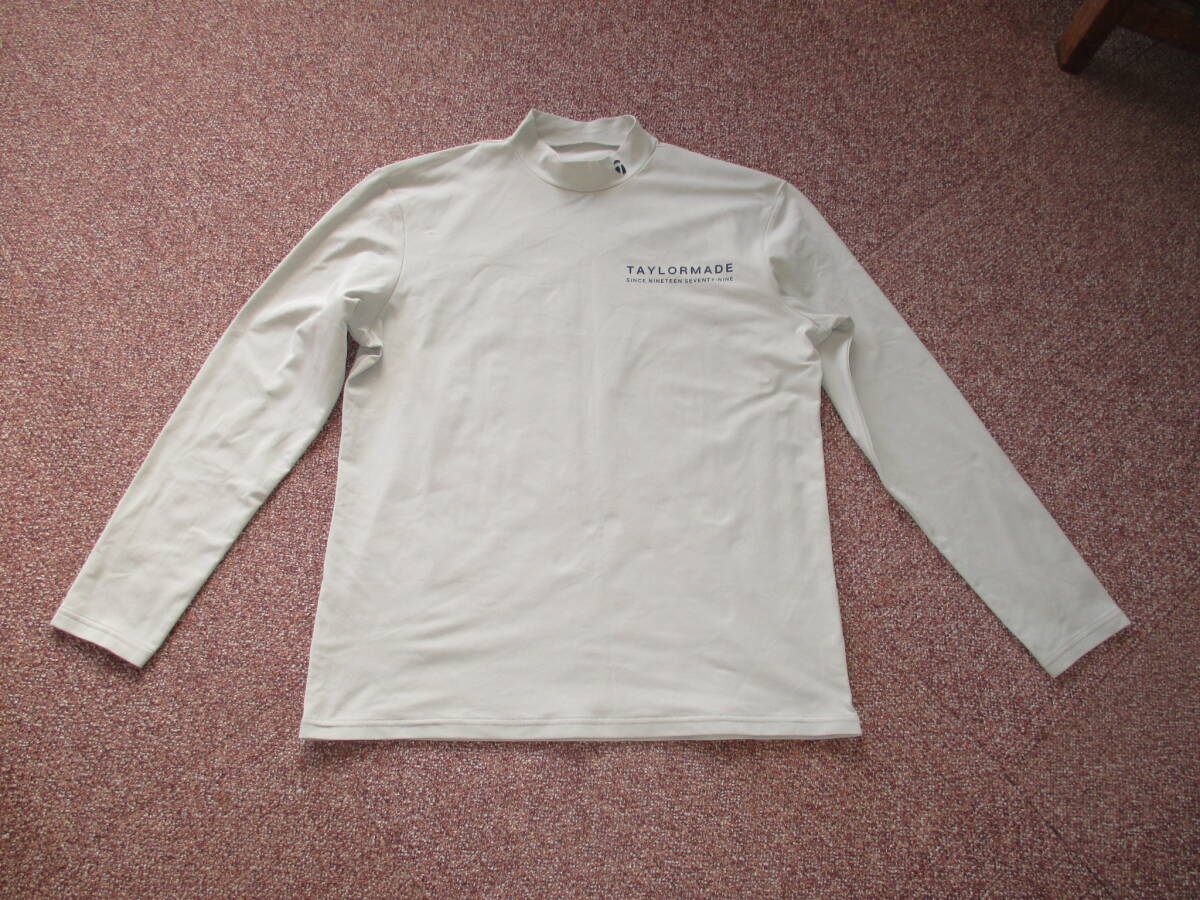 【美品】テーラーメイド/メンズ長袖モックネック/L_画像1