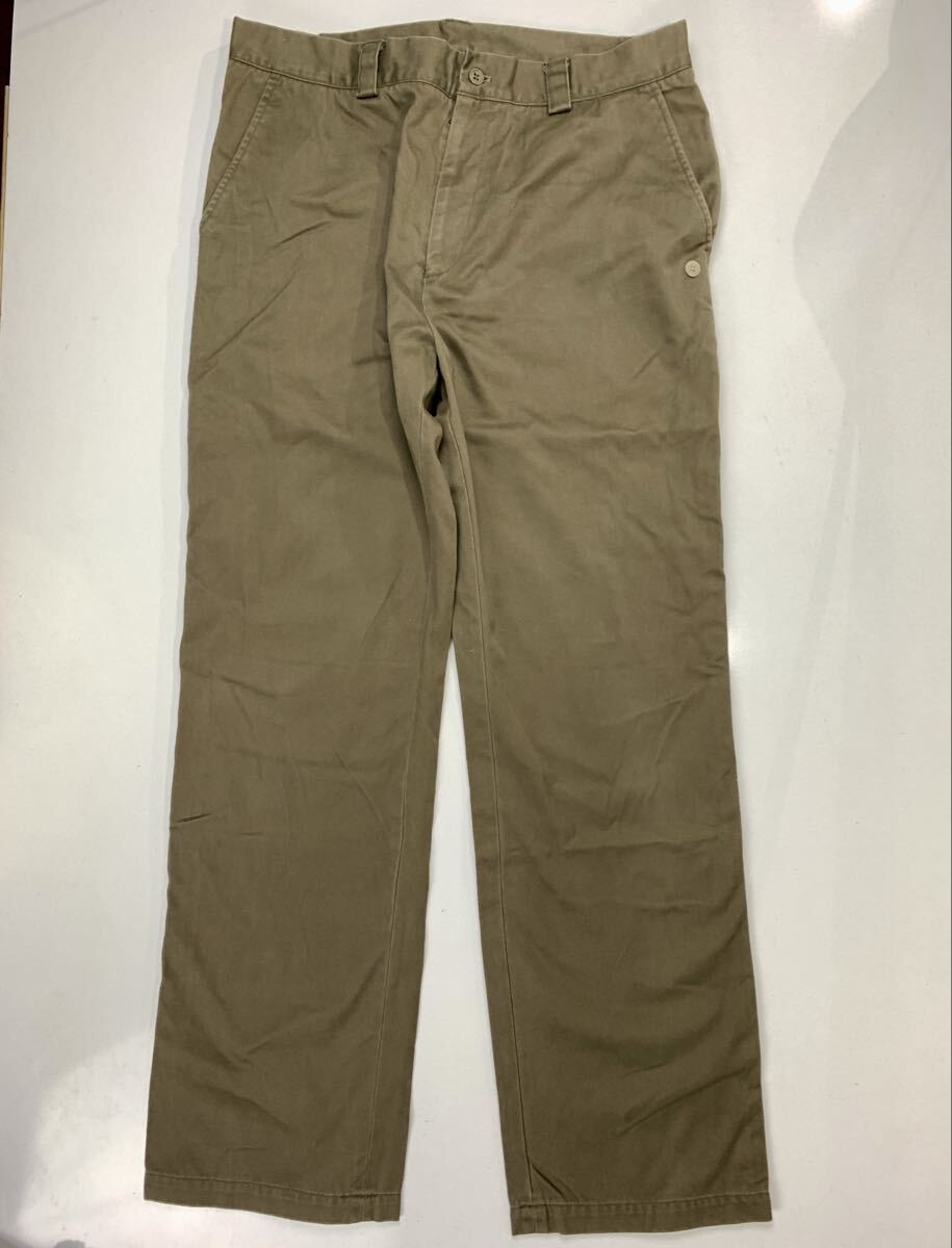 フラフ　flaph 75 ボトムス 古着 チノパン ワークパンツ カーキ　Sサイズ_画像1