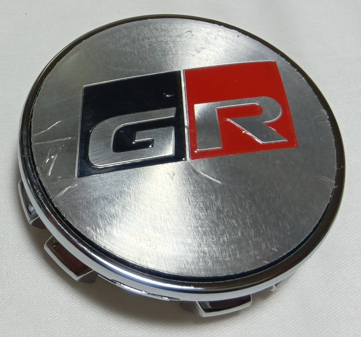 トヨタ GR GAZOO Racing 【4個セット 外径60㎜】ホイール センター キャップ (SPORTSなし 銀地)_画像2